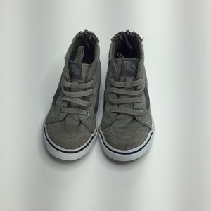 Toddler grey high top vans